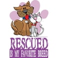thumbnail image 3 of CafePress - Rescued Is My Favorite Breed T Shirt - Infant T-Shirt, 3 of 4