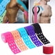 thumbnail image 2 of EeaseMX Rollo de cinta adhesiva deportiva colorida para músculos, de algodón elástico perforado, adhesivo impermeable para lesiones por distensión (color aleatorio)., 2 of 7