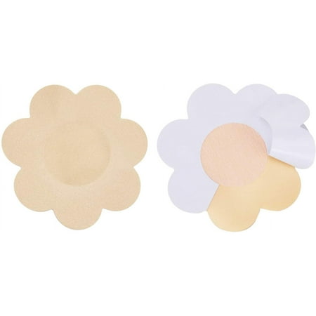 20 Pairs Nipple Cover Plum Shaped Disposable Breast Covers Self-adhesive Petal Bra Pasties