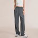 thumbnail image 1 of Pantalones elegantes para mujer sueltos informales línea H bolsillos con cierre de cremallera traje de trabajo de oficina, 1 of 9