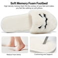 thumbnail image 4 of Ecetana Spooky Slides Halloween Slippers Soft Plush Cozy Open Toe Indoor Outdoor Fuzzy Slippers Gifts For Girls Women, 4 of 7