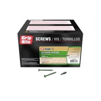 Grip-Rite L2STGR35M Deck Screws PrimeGuard Plus No. 9 S X 2" L Star Flat Head Ceramic Coated