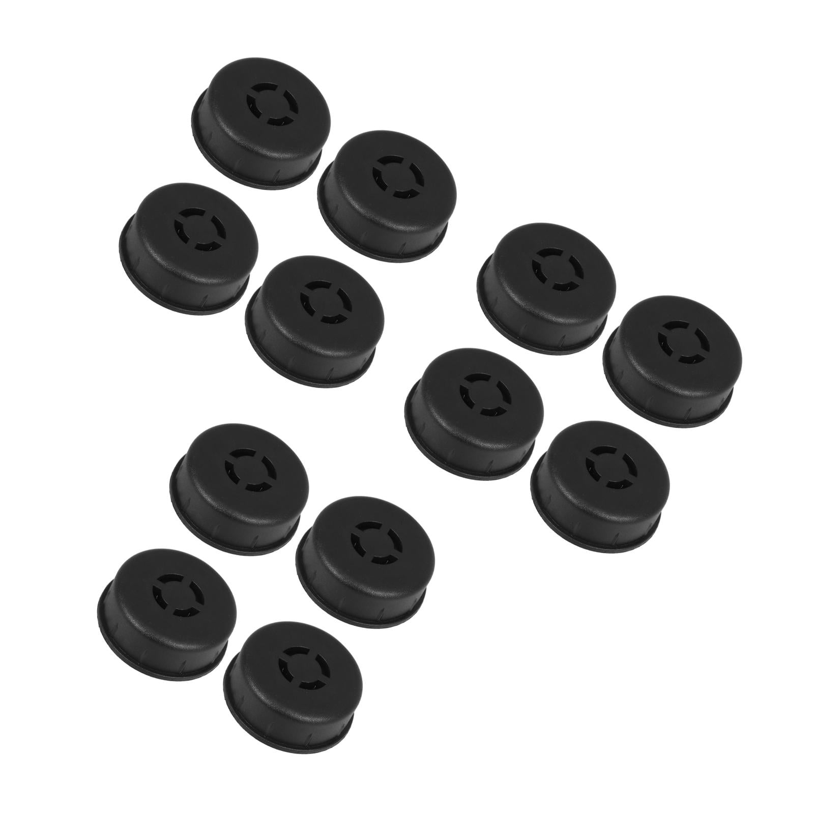 UPGRATOR 12-Pack Low Profile Silent Swivel Caster Wheels for Office Chairs, Furniture, Cabinets, and Small Equipment Replacement