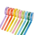 thumbnail image 4 of 10 Rolls Washi Tape Colored Washi Masking Tape 0.39 Inch Rainbow Colors Painters Tape Colorful Craft Art Paper Tape for Kids Labeling DIY Decorative Coding Teaching Supplies, Pastel Colors, 4 of 5