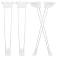thumbnail image 1 of ELAYARD 4 Pcs Meubles Blancs Résistants à la Rouille pour Tables Basses en Camping Extérieur, 1 of 8