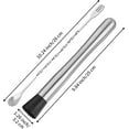 thumbnail image 2 of Muddler for Cocktails, 10" Muddler and Long Handle Bar Cocktail Mixing Spoon, Stainless Steel Stirrer, Bar Accessories Tools for Mojitos Fruit Drinks, 2 of 7