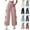 Pink, variant on uublik Straight Leg Scrub Pants for Women Black Wide Leg Sweatpants High Waisted Baggy Lounge Pants Athletic Joggers with Pockets