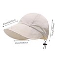 thumbnail image 3 of VBEWZET Unisex Washed Cotton Baseball Cap, Vintage Plain Dad Hat, Adjustable Casual Sun Hat for Men & Women, 3 of 4