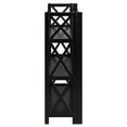 thumbnail image 4 of Montego 3-Shelf Folding Bookcase -Black, 4 of 28