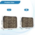thumbnail image 4 of FORMRS 13-13.3 inch Laptop Sleeve Case Soft Carrying Quilted Computer Bag Cover, Black Floral Pattern, 4 of 7