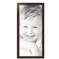thumbnail image 2 of ArtToFrames 11" x 24" Walnut Picture Frame, 11x24 inch Brown MDF Poster Frame (WOM-4094),  Pack, 2 of 8