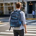 thumbnail image 4 of TONGJM School Backpack for Boys Teens Galaxy Starry, Waterproof Lightweight Laptop Bookbag, Ergonomic Daypack for Middle High School, Travel, 4 of 12