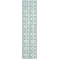 thumbnail image 6 of SAFAVIEH Martha Stewart Square Dance Geometric Area Rug, Geyser Blue, 9' x 12', 6 of 9