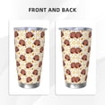 thumbnail image 3 of Rateoe Fall Turkey Printed Car Guy Gifts for Men Women Tumbler - 20oz/590ml Double Wall Vacuum Insulated Stainless Steel Travel Tumbler Cups with Lid & Straw-Straw Two-piece Set, 3 of 8