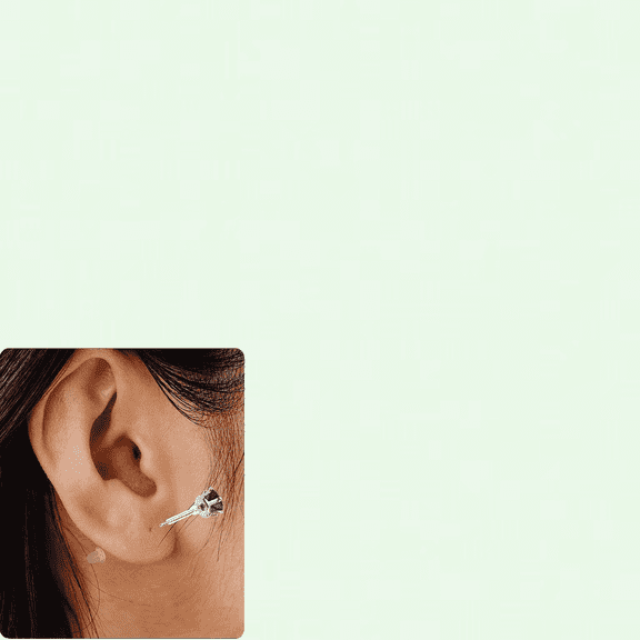 Pierced Earring Protector Covers, Clear Plastic Sleeves for Sensitive Ears (100 Pieces)