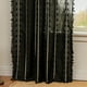 thumbnail image 1 of Nvzi Cortinas largas con bolsillo para barra - 1 cortina negra para dormitorio, 214*132 cm, de poliéster, ideales para privacidad y control de la luz. Estilo A, 1 of 5