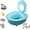 Blue, variant on Cat Toilet Potty Training Kit, Portable Odor Control Litter Box with Anti-Splash Raised Edge, PP Material Training Toilet for Kittens Adult Indoor Cats (Gray)