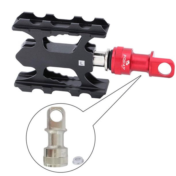 Soporte de Hebil de Liberación Rápida Ligero Pedal de Aleación de Aluminio Portátil para Accesorios de Piezas de Repuesto de Pedal DYNWAVEMX hebilla de liberación del pedal