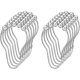 thumbnail image 2 of Shower Curtain Hook Rings, Stainless Steel Roller Balls Bath Curtain Rings for Bathroom Shower Curtain Rods - Set of 12, 2 of 5