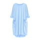 thumbnail image 3 of Qucoqpe - Vestidos de talla grande para mujer, informales, holgados, con bolsillos, manga 1/2, elásticos, tallas grandes, maxivestido largo, tallas S-5XL en liquidación, 3 of 5