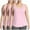 Pink1, variant on Fouhkni Plus Size Tank Tops for Women Sleeveless Round Neck Basic Loose Casual Plain Tunic Tops 3 Pack