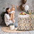 thumbnail image 4 of 56" Large Baby Shower Plastic Gift Bag - Little Woodland Animal Jumbo Bike Bag Gift Wrap for Baby Shower, Kids Birthdays, Parties, Celebrating, or Any Occasion - 56" H x 36" W, 4 of 4