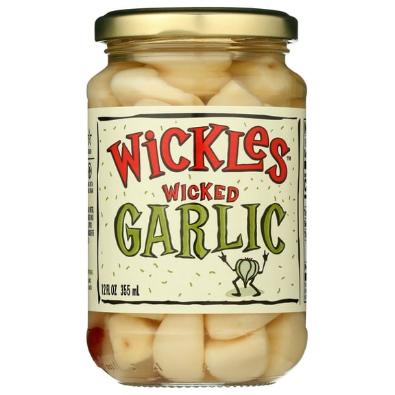 Wickles  Pickles Garlic  12 Fluid Ounce (Pack Of 6)