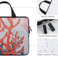 thumbnail image 3 of Werpe Coral Diving Fabric Laptop Carrying Bag Soft Travel Case for Idea Stylish Lightweight Scratch-Resistant Waterproof Anti-Dust Anti-Static with Ergonomic Design and Padded Compartments 17inch, 3 of 5