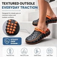thumbnail image 3 of Knivor Garden Clogs for Men Sporty Foam Runner EVA Cloud Slides with Massage Footbed Lightweight Non Slip Breathable Outdoor Indoor Beach Shower Garden Water Shoes, 3 of 9