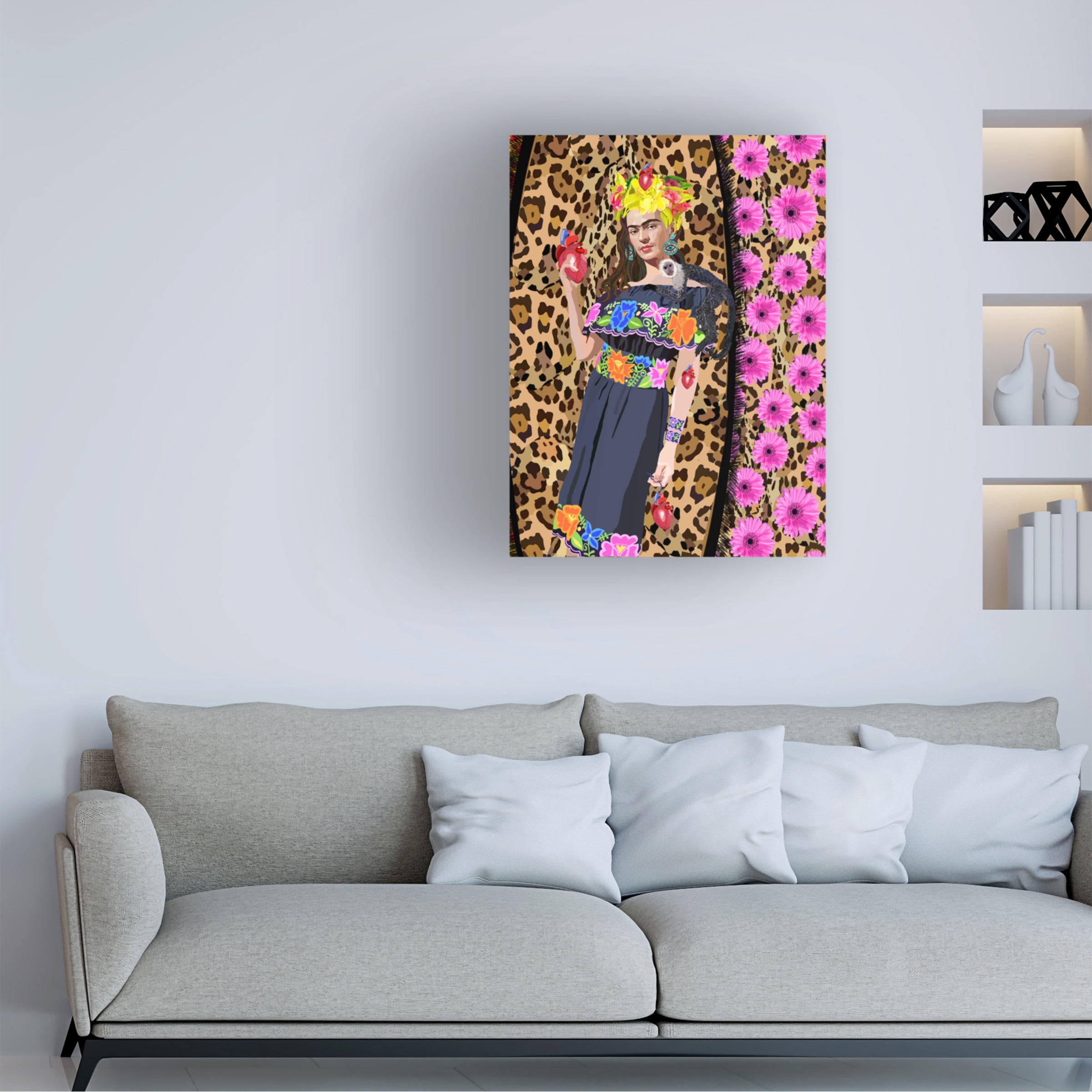 Lynnda Rakos 'love Frida' Canvas Art