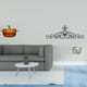 thumbnail image 2 of Plato De Dulces De Vidrio Con Forma De Calabaza Con Tapa Y Placa Decorativa De Metal Con Diseño Floral Para Pared, Ideal Para Interiores Y Exteriores, Patios, Porches, Vallas, Tarros De, 2 of 8