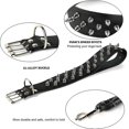 thumbnail image 3 of Pet Artist Width Luxurious Leather Spike Studded Dog Collar, Dogs Nel Anti-biting, 3 of 4