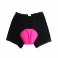 thumbnail image 1 of Sonducket Cómodo bicicleta ciclismo pantalones cortos Gel 3D acolchado ropa interior pantalón hombres mujeres Ciclismo rosa XXXL, 1 of 6