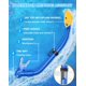 thumbnail image 5 of Set de Snorkel Gintenco para Niños con Máscara de Buceo y Gafas de Natación, 5 of 6