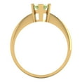 thumbnail image 4 of 1.5 ct Marquise Cut Natural Peridot Solitaire Engagement Ring for Women in 18K Yellow Gold, 4 of 5