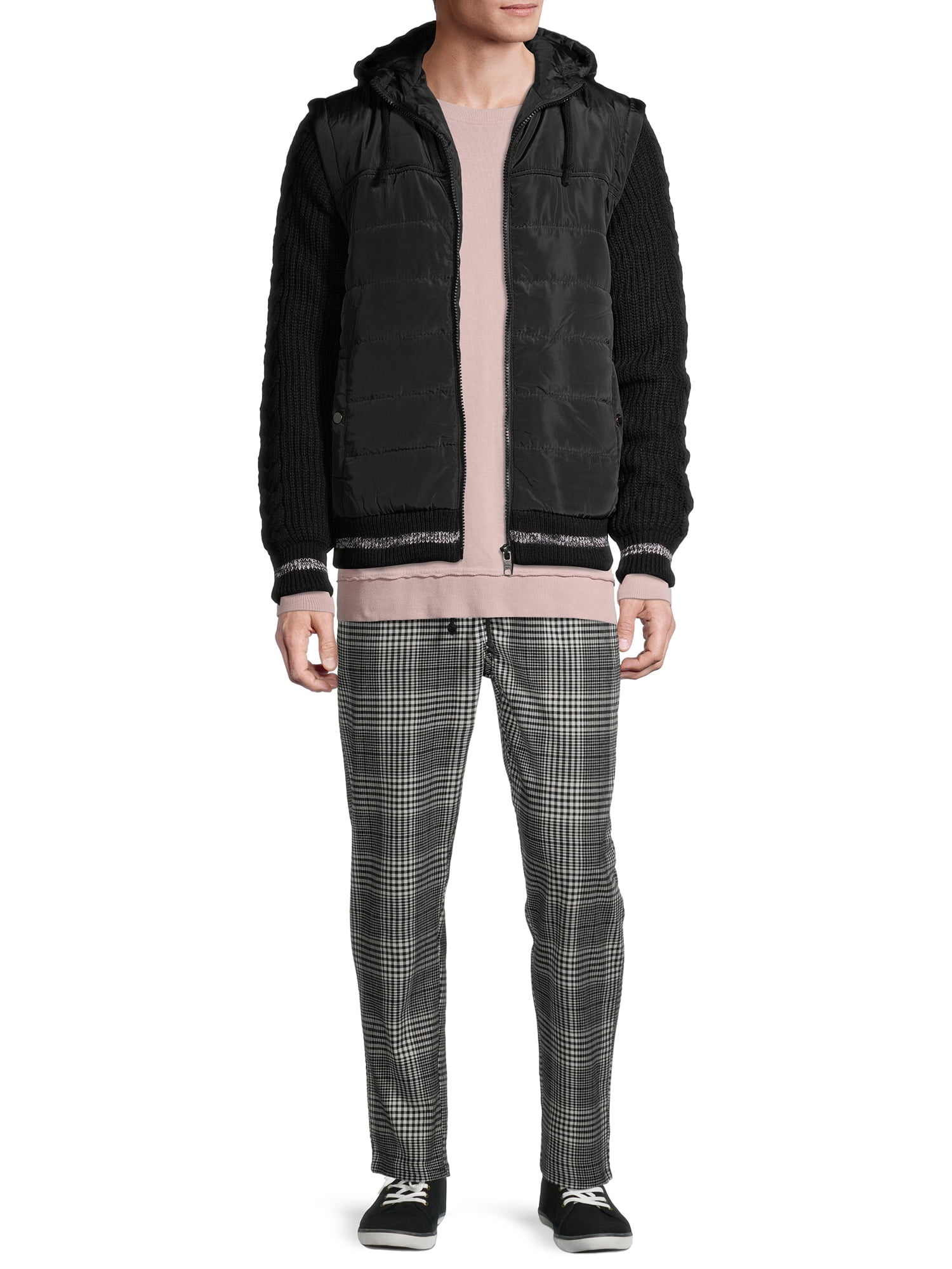 American Stitch Men's Mixed Media Knit 