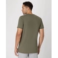 thumbnail image 2 of Hanes Originals Men's Tri-Blend T-Shirt (Big & Tall Sizes) Fatigue Green 3XT, 2 of 5