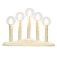 thumbnail image 1 of Holiday Time Christmas 5 Lights Candelabra With Halos Clear Bulbs, 1 of 4