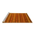 thumbnail image 2 of Ahgly Company Machine Washable Indoor Rectangle Oriental Yellow Traditional Area Rugs, 5' x 7', 2 of 4