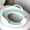 Aqua, variant on Potty Training Seat for Boys and Girls With Handles, Fits Round & Oval Toilets, Non-Slip with Splash Guard, Includes Free Storage Hook (Sage)