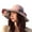 0, variant on Women's Packable Reversible Bucket Hat UV Sun Protection Wide Brim Summer Beach Cap Bow Sun Hat