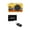 Yellow-64G memory card set, variant on Compact Point and Shoot Mini Digital Camera with 16X Digital Zooms, Rear Screen and Portable Travel Carry Design