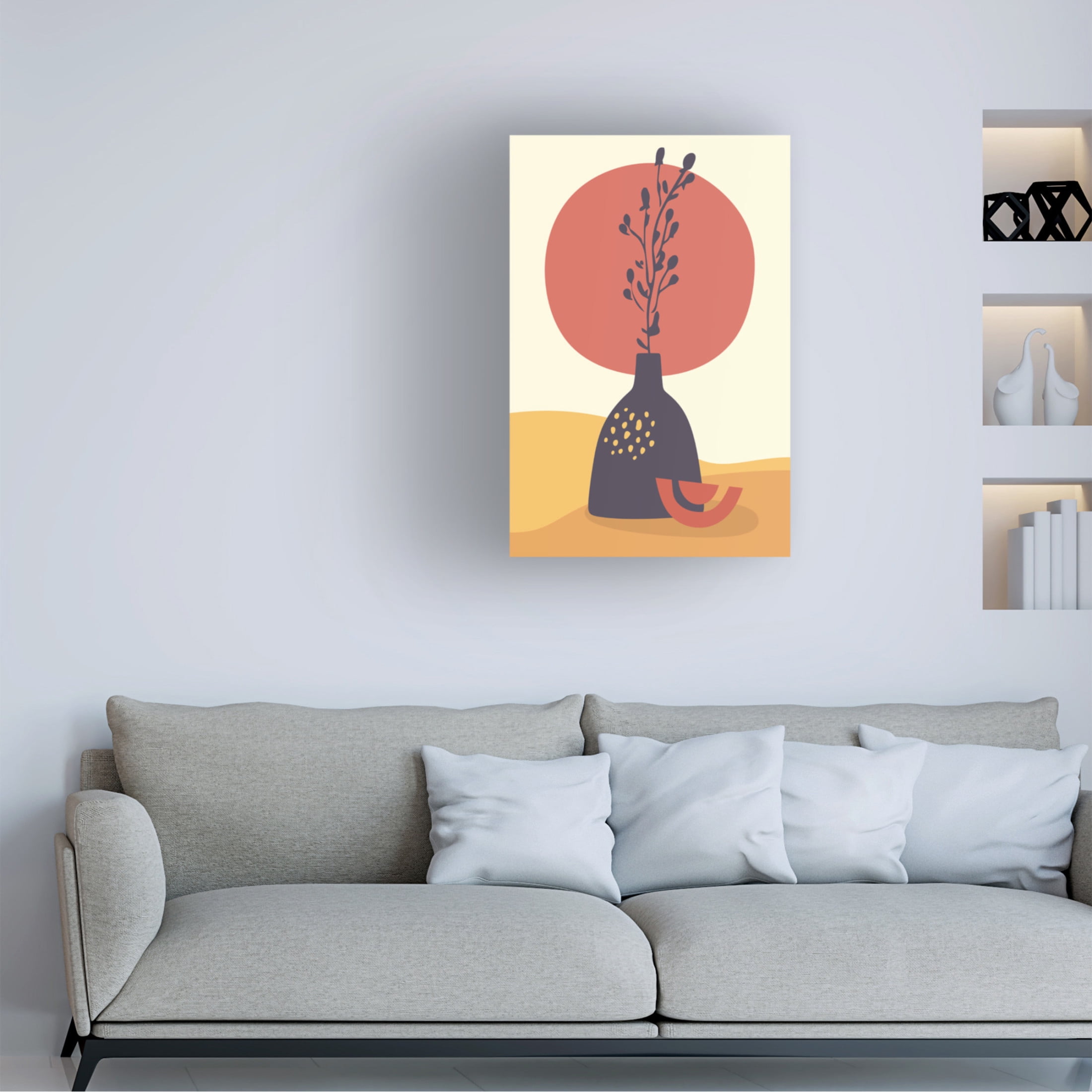 Trademark Fine Art jay stanley Boho Botanicals Collection 1 Canvas Wall Art