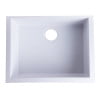 thumbnail image 2 of ALFI brand AB2420UM-W White 24" Undermount Single Bowl Granite Composite Kitchen Sink, 2 of 11