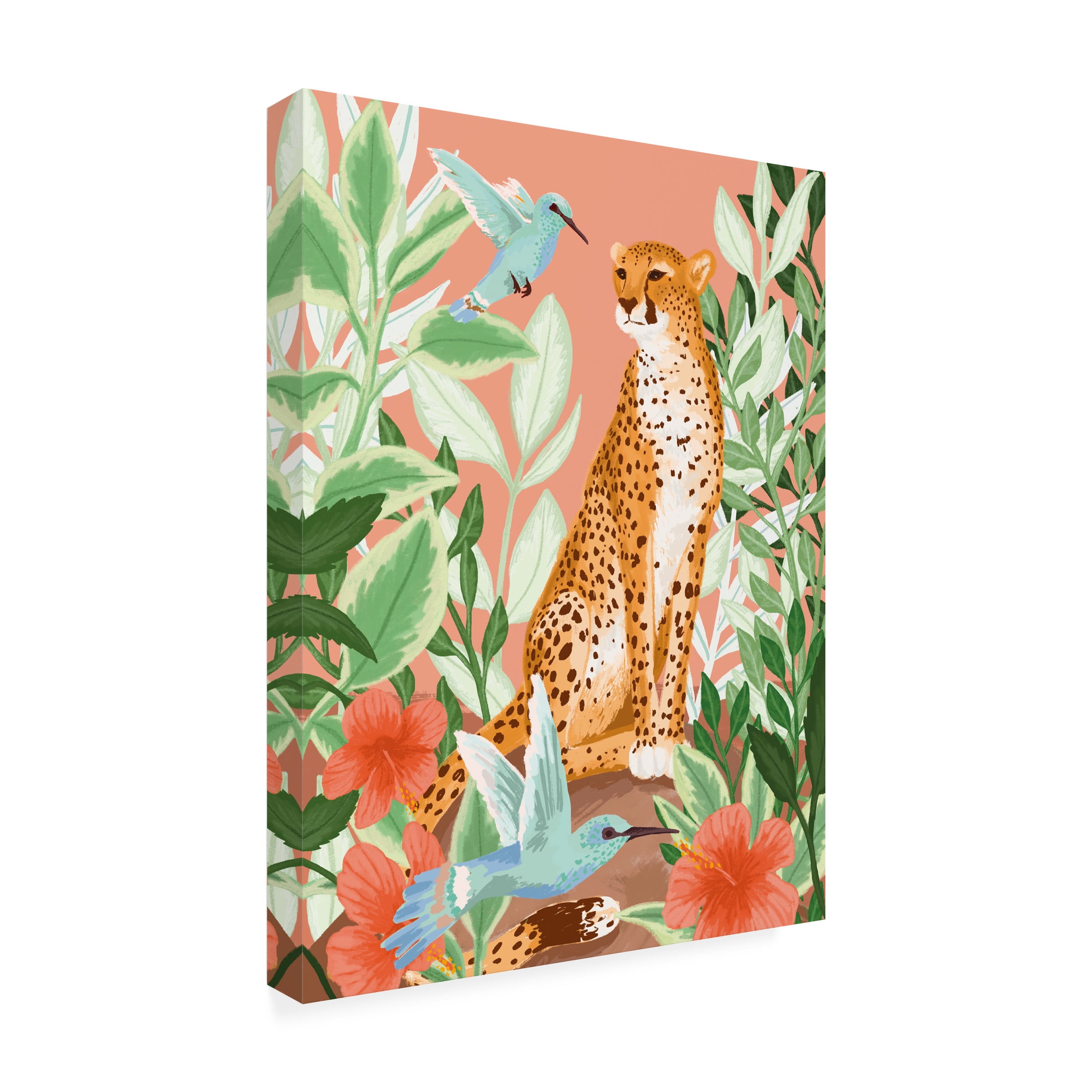 Goed Blauw 'Tropic Cheetah' Canvas Art