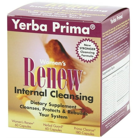 Yerba Prima Women's Renew Cleansing System Capsules, 60 Ct