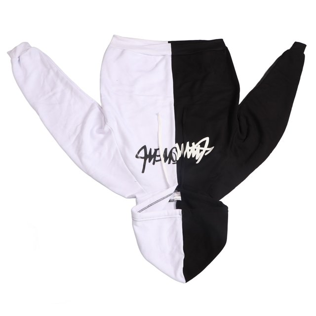 Sudadera Con Capucha De Color Blanco Y Negro De Moda Para Hombre Para La Reunión De La Fecha Del Trabajo Escolar
