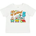 thumbnail image 3 of Inktastic Its My Birthday Circus Train 5th Birthday Boys or Girls Toddler T-Shirt, 3 of 5