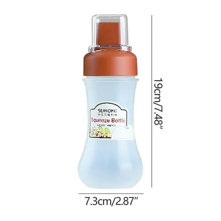 

VALSEEL Kitchen Home With Cover Five Holes Bottle With Scale Bottle Seasoning Bottle Kitchen Ketchup Bottle Seasoning Bottle