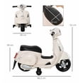 thumbnail image 5 of Moto Eléctrica Confety World Mini Vespa H1 Montable De Pedal Blanco, 5 of 5